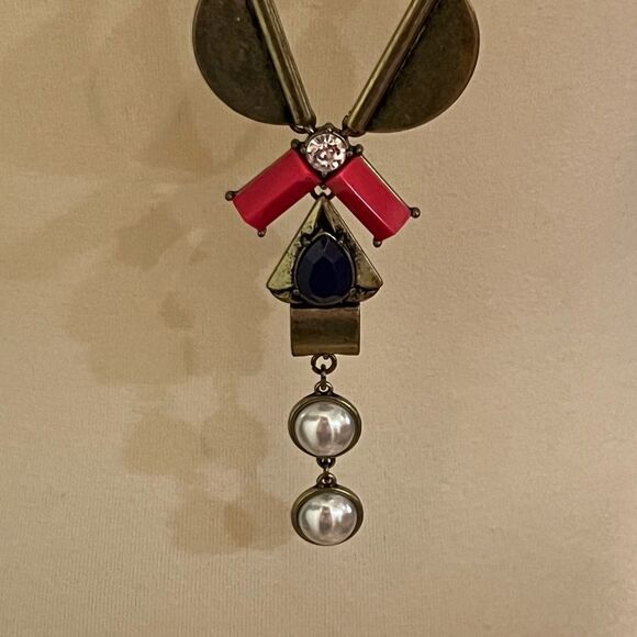 Premier Designs “Pop Art” Colorful Geometric Pendant Necklace #PDNK2 - Picture 2 of 8